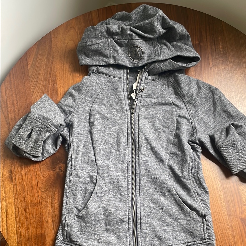 Lululemon Athletica Gray Zip-Up Hoodie Sweatshirt